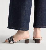 Dior Dway Heeled Slide - Image 4